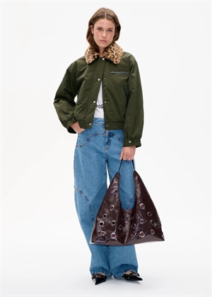 Bronte jakke Rosin Green Leopard Baum Und Pferdgarten